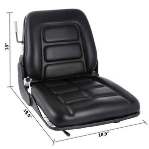 KL Seating Popular PVC Waterproof <b>Tractor</b> <b>Seat</b> Suspension <b>Seat</b> Cushion 3-stage Weight Adjustment Made Construction Machinery - Product Image 1