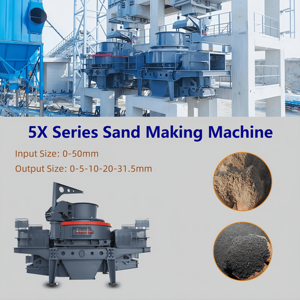 Concasseur à impact à axe vertical Rhine VSI5X avec moteur AC, capacité de 360 t/h, facile à utiliser pour la fabrication de sable à partir de béton et d'asphalte - Product Image 3
