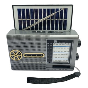 Ktf-1480 Năng Lượng Mặt Trời Sạc Có Thể Sạc Lại 3 Inch Loa Không Dây Di Động TF USB FM AM SW Đài Phát Thanh Loa MP3 Máy Nghe Nhạc Với Đèn Pin - Product Image 5