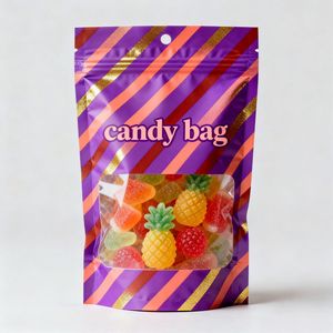 Custom LOGO Printed Food <b>Packaging</b> <b>Bags</b> Aluminum Foil Plastic Smell Proof ZipLock Stand up Pouch Mylar <b>Bag</b> for Nuts Snack Candy - Product Image 4