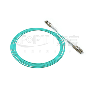Câble de raccordement Ethernet à haute densité Uniboot LC Duplex OM3-300 inversion de polarité sans outil 1-20M longueur personnalisée pour la communication - Product Image 5