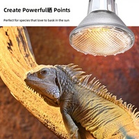 Lampe chauffante UVA pour animaux d'élevage, ampoule halogène à spectre complet UVBUVA en verre, dimmable, pour tortue, lumière du soleil, calcium