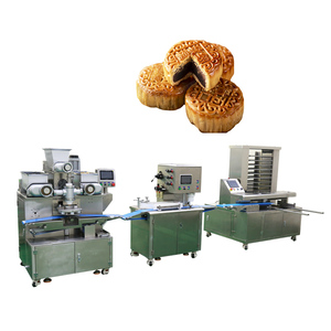 Dây Chuyền Sản Xuất Maamoul Tốc Độ Cao Nhà Máy Tự Động Bakery Mochi Maamoul Mooncack <span class=keywords><strong>Making</strong></span> <span class=keywords><strong>Machine</strong></span> - Product Image 1