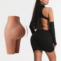 Fesses sexy en silicone artificiel modelant le corps Fesses en silicone Grosses hanches Pantalons pour femmes Pantalons à conception ouverte Fesses complètes Cosplay
