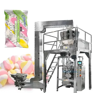 300g 500g otomatik hatmi dikey tartı dolum paketleme makinesi sakızlı şeker sert şeker sızdırmazlık paketleme makinesi