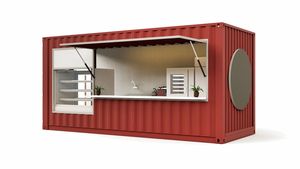 Cucina Esterna Contemporanea in Container Mobile per Ristorante e Caffè con Design Robusto e Durevole - Product Image 3