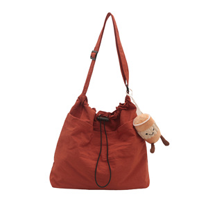 Fashion Women Vintage Nylon Crossbody <b>Bag</b> Large Capacity Portable for Daily School Commute Casual Outdoor Use - Product Image 4