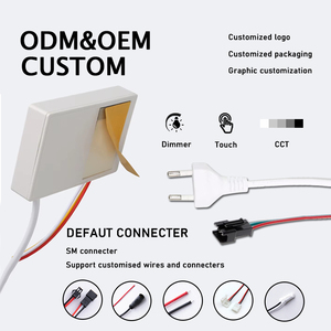 소형 거울 및 이발소용 12V 1A 12W 미러 터치 스위치 유도 LED 욕실 조명 제어 센서 스위치 - Product Image 1