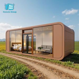 Casa Capsula Prefabbricata Apple Cabin, Container Abitativo Impermeabile, Mini Casa, Bar, Appartamento, Villa per Campeggio, Resort, <span class=keywords><strong>Design</strong></span> Moderno - Product Image 3
