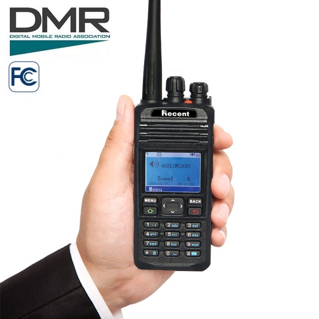 Digital Recent RS-629D 1024CH DMR Walkie Talkie Handheld Long Range Digital Ham Two Way Radio 5W Handheld UHF Portable Intercom