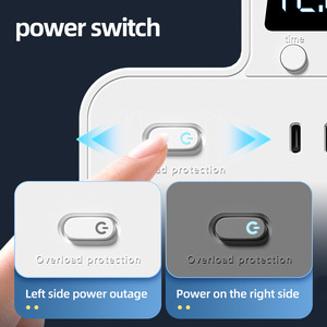 卸売メインスイッチソケットUSBホワイト変換ソケット標準アメリカンソケット - Product Image 6