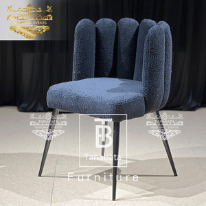 Comedor restaurante terciopelo negro chaise lounge boda sofá silla eventos - Product Image 4