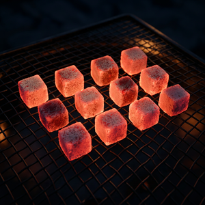 La mejor opción para quienes son apasionados por la barbacoa y fumar hookah: carbón vegetal en briquetas de primera calidad de Indonesia. - Product Image 1