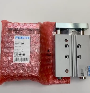 กระบอกสูบแบบมีรางนำทาง Festos DFM-16-50-B-PPV-A-GF รุ่นดั้งเดิม 8162433 ขนาดรู 16 มม. ระยะชัก 50 มม. กระบอกสูบแบบสองทาง - Product Image 1