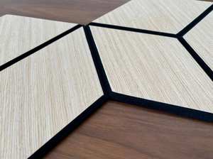 Catilan WPET Panel recién llegado chapa de madera acústica PET compuesto Hotel dormitorio sala de estar MDF <span class=keywords><strong>precio</strong></span> de fábrica ventaja de sonido - Product Image 2