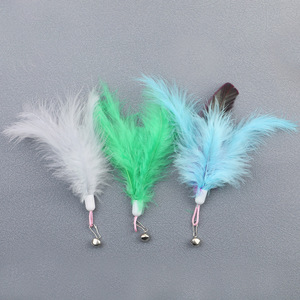 Fairy Feather Bell Cat Teasing Wand avec tête remplaçable : un jouet interactif pour chat qui les garde occupés et les divertit - Product Image 3
