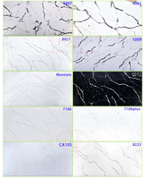 Ligne de production de dalles de quartz Calacatta blanches en pierre artificielle Machine à dalles de granit/marbre de comptoir en pierre de quartz d'ingénierie
