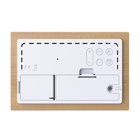 Station météo en bois véritable thermomètre intérieur extérieur baromètre hygromètre numérique température humidité mètre Station météo