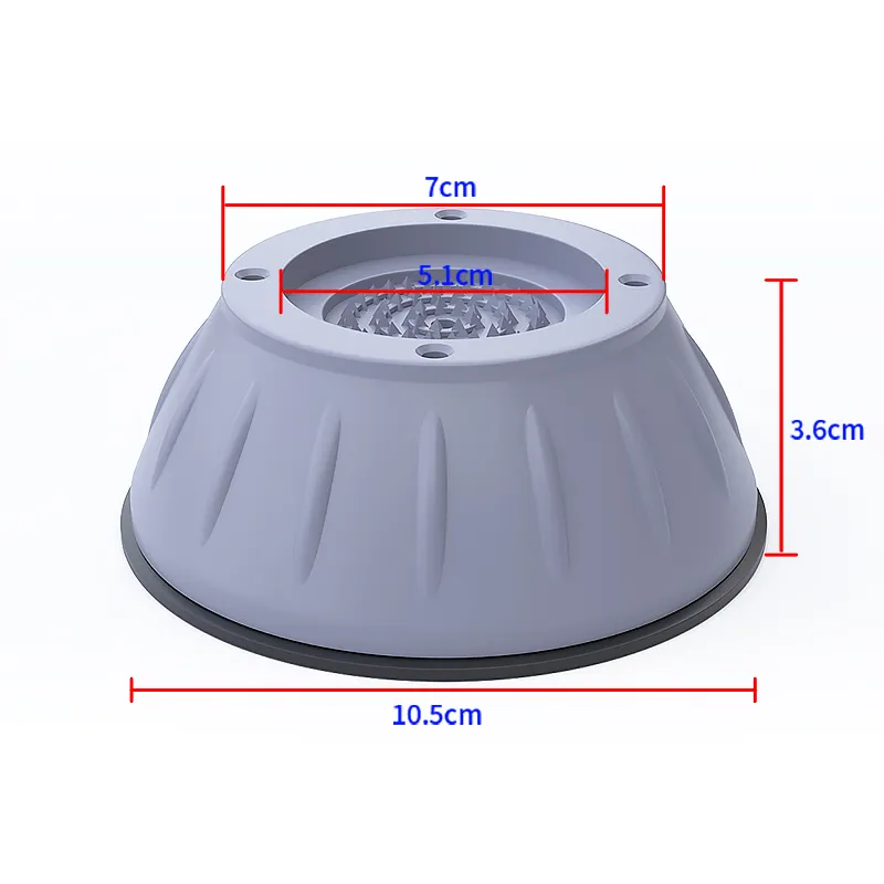 4 pièces coussinets antidérapants anti-bruit pour machine à laver coussinets anti-vibration antidérapants pour machine à laver