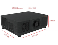 Projecteur laser professionnel 15000 ANSI Lumen avec prise en charge 4K HDR pour des expositions muséales immersives et des installations d'églises