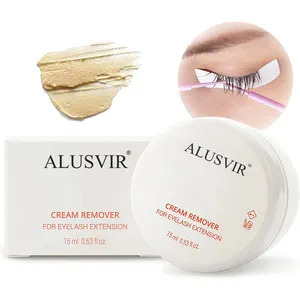 Gel personnalisé de retrait de cils de colle de cils de peau sensible de bas quantité minimale de commande dissolvant crème de cils pour l'extension de cils