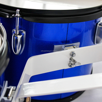 Good Quality Professional Percussion Snare Marching Drum Set 3-4-5 Joint Wooden with PVC Drum Heads Belt Blue Red White Black