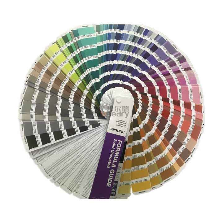 PanTon Colour Color Chart Formula Guide Solid Coated Uncoated Book 