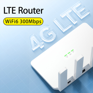 4G SIM <strong>WiFi</strong> <strong>Router</strong> Factory 300M WiFi6 LTE Modem with 4 External Antennas Wireless <strong>Router</strong> with SIM Card Slot <strong>Support</strong> SMS - Product Image 2