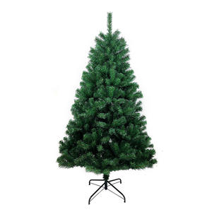 Árbol de Navidad de PVC de Alta Calidad con Escena Familiar de Lujo, Adornos para el Hogar, Soporte de Hierro Encriptado, Material Metálico - Product Image 1