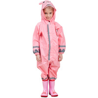 Bottes de pluie Animal Pure Color Cow Rabbit Frog Koala Students Shoes Cartoon Boys and Girls Rain Botas Waterproof Kids Rain Wear