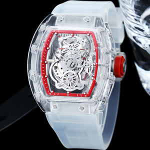 Montre mécanique tourbillon personnalisée haut de gamme avec boîtier en saphir – Accessoire de luxe pour les événements de gala et les voyages - Product Image 3