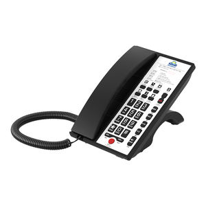 Téléphone de chambre d'hôtel Sachikoo ACE-8906 avec LAN filaire et boutons en silicone super tactiles - Product Image 2