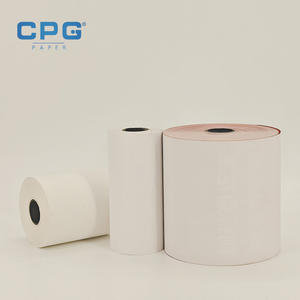 Papier thermique pour terminal bancaire, rouleaux de caisse thermiques sans BPA, 80x70mm, 80x80mm, 70gsm, prix usine - Product Image 1