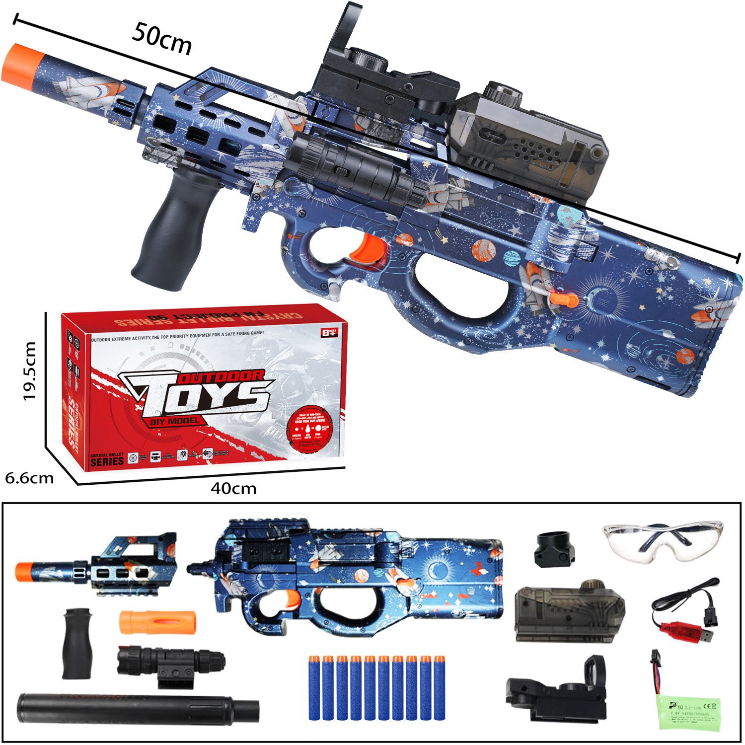 Las balas P90-4 no se recogen.