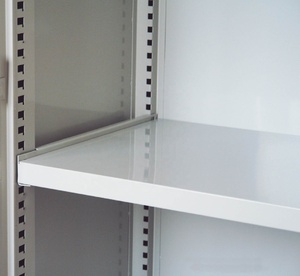 ROCKBEN Premium Quality 2 cajones agujero cuadrado Pegboard almacenamiento de herramientas RAL7016 Almacenamiento de gabinete de Metal para taller - Product Image 3
