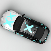 WRAPMASTER Films de protection de véhicule personnalisés PET à changement de couleur Outils de pose de film de protection de voiture