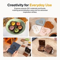 Graveur laser de poche LaserPecker LP1 Plus, fonctionnement facile, mini machine de marquage laser portable pour le bricolage, l'artisanat, la création artistique et la fabrication de cadeaux.