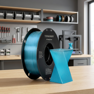 TINMORRY Industrial Manufacturer 3D Printer Filament PETG 1.75mm 1KG Spool <b>Plastic</b> <b>Rods</b> Print with FDM 3D Printer Transparent - Product Image 3