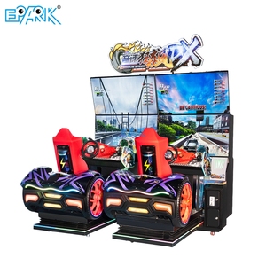 Máquina <span class=keywords><strong>de</strong></span> juego <span class=keywords><strong>de</strong></span> carreras <span class=keywords><strong>de</strong></span> coches que funciona con monedas, <span class=keywords><strong>simulador</strong></span> <span class=keywords><strong>de</strong></span> conducción Arcade con pantalla dual LED HD para centros <span class=keywords><strong>de</strong></span> juegos <span class=keywords><strong>de</strong></span> entretenimiento en interiores - Product Image 1