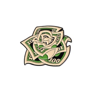 Cartoon bloem legering metaal bloempatroon cartoon patroon klaver decoratie broche - Product Image 5