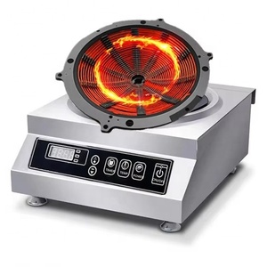 Fogão de Indução Comercial Concavo de 3500W, Wok Elétrico Profissional, Fogão de Indução Plano de Bancada - Product Image 2