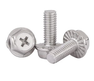 Perno de brida hexagonal cóncavo en forma de cruz de acero inoxidable a prueba de herrumbre de alta calidad Muestras gratis Precio de fábrica Hecho de acero al carbono - Product Image 1