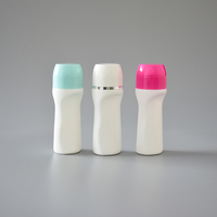 Pcr facile à utiliser soleil soins de la peau vide en plastique PP emballage grand 90g déodorant bâton conteneur rouleau sur la boule