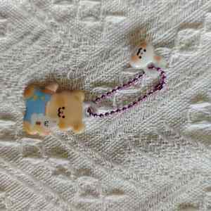 Mothers Day Gift UV Printed PVC Keychain Acrylic Beaded Phone Case Pendant Mini Bottle Design with Unique Style - Product Image 1