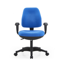 Chaise de bureau ergonomique classique, chaise de bureau confortable à hauteur réglable, chaise pivotante, chaise pour personnel