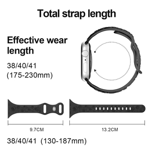 Vente en gros de bracelets en silicone respirants et colorés à motif rose de luxe pour montres Series 11, 10, 9, 46 mm, 42 mm - Product Image 2