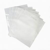 Emballage personnalisé en cellophane micro-ondable, sac en polyéthylène transparent refermable avec fermeture éclair, sac en tissu plastique pour vêtements et chaussettes