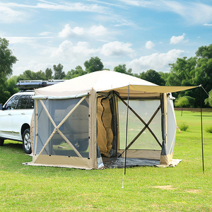 Tente hexagonale d'extérieur en Oxford, quatre saisons, grand espace, <span class=keywords><strong>8</strong></span>-10 <span class=keywords><strong>personnes</strong></span>, résistante au vent et à la pluie, installation rapide, <span class=keywords><strong>camping</strong></span>, imperméable - Product Image 5
