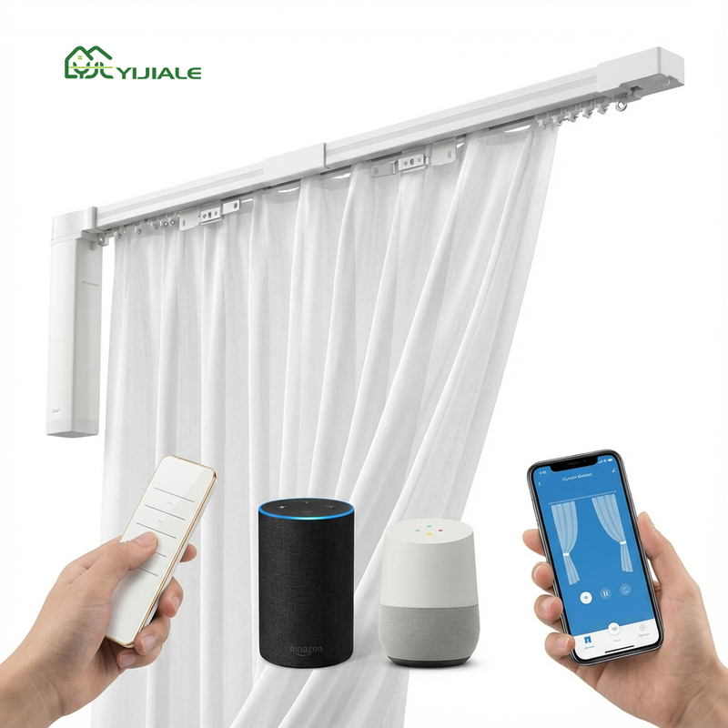 Smart Home Motorized Metal Curtain Track