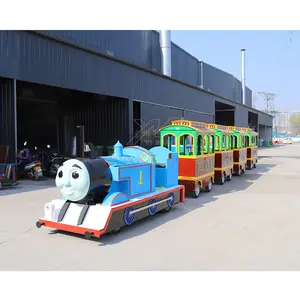 Yimiao Factory Supply Discount Price Children Amusement Equipment Small Electric Power Trains For Parks